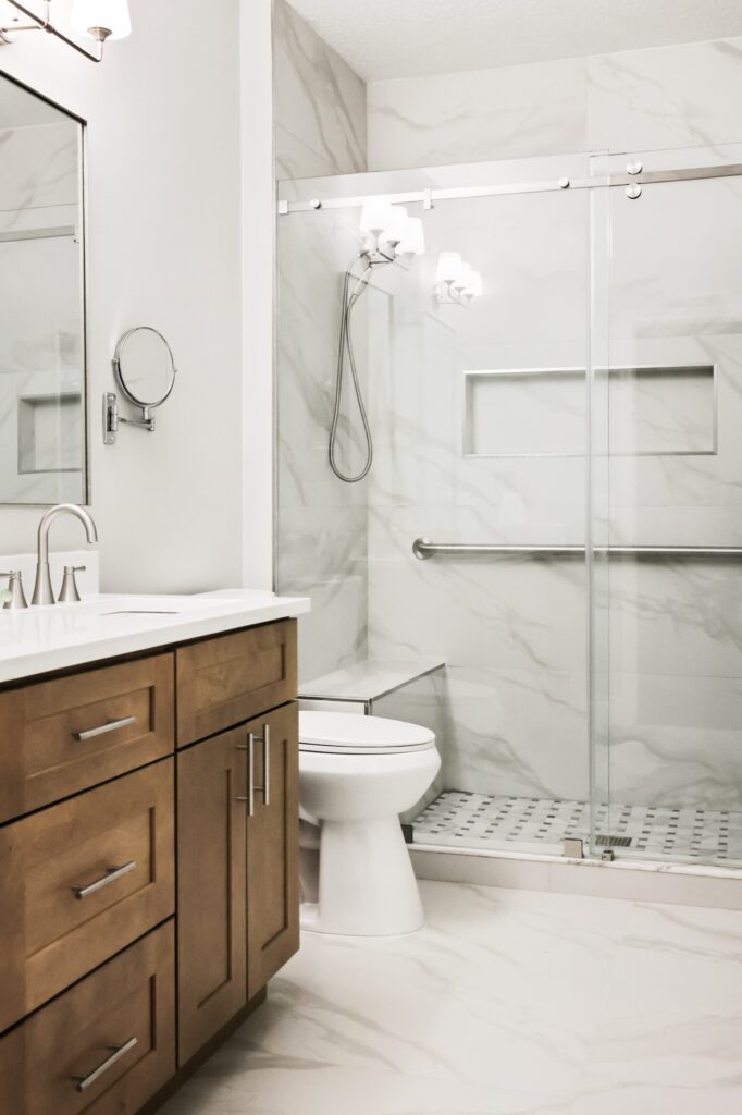 Orlando, Florida accessible bathroom remodel finished view 2