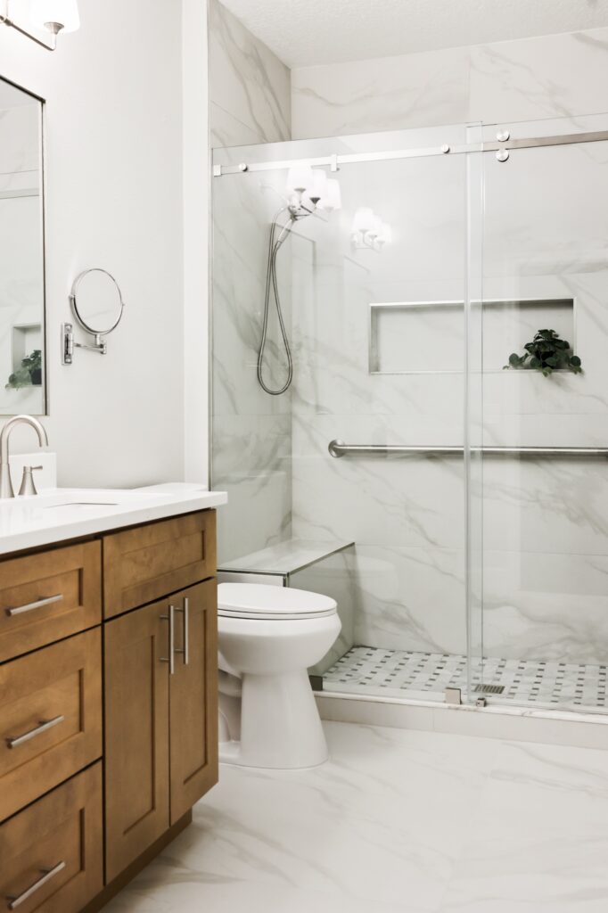 Orlando, Florida accessible bathroom remodel finished view 16