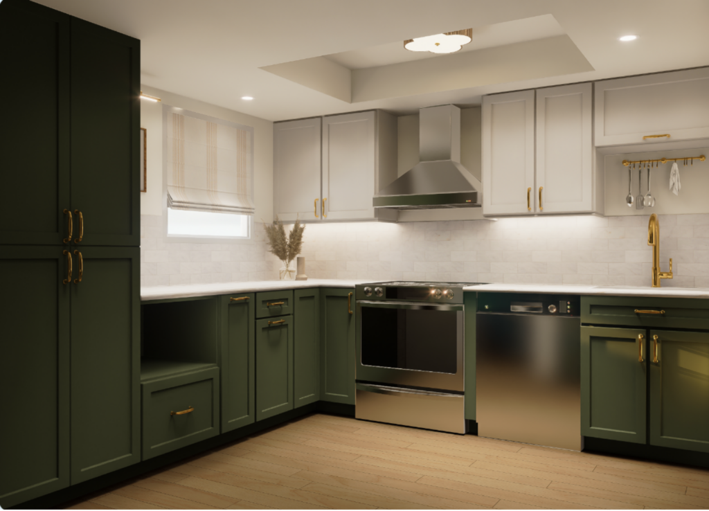 Maitland, Florida kitchen remodeling design view