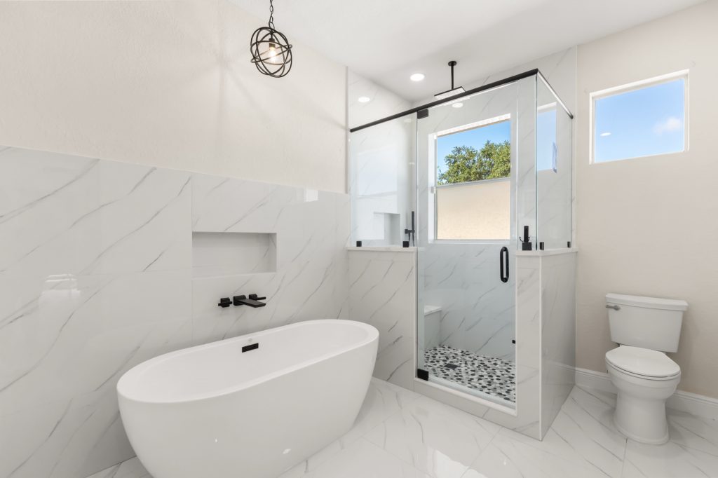 Orlando, Florida bathroom remodel finished project view