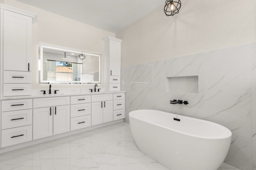 Orlando, Florida bathroom remodel finished project view