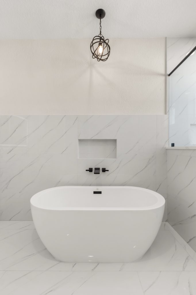 Orlando, Florida bathroom remodel finished project view