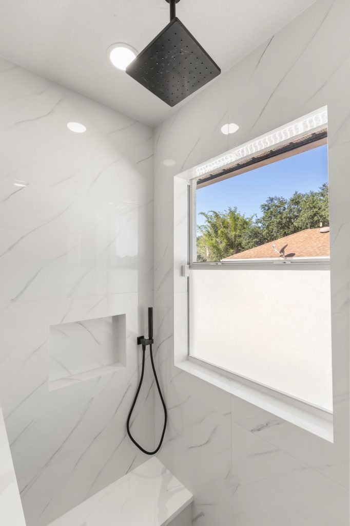 Orlando, Florida bathroom remodel finished project view