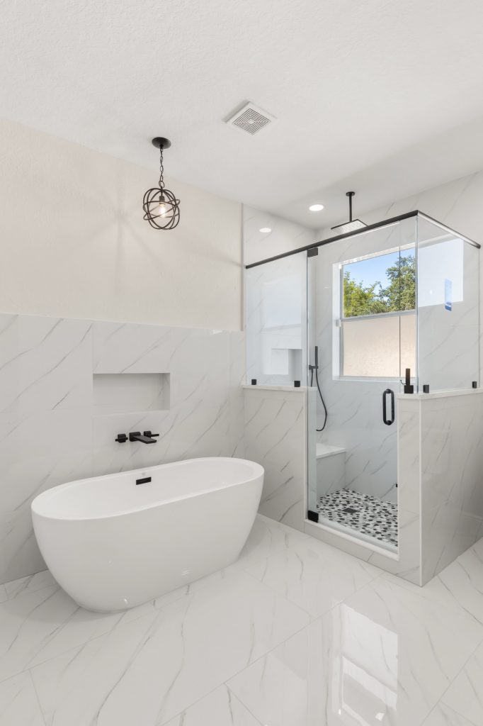 Orlando, Florida bathroom remodel finished project view