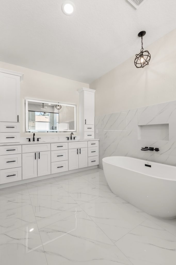 Orlando, Florida bathroom remodel finished project view