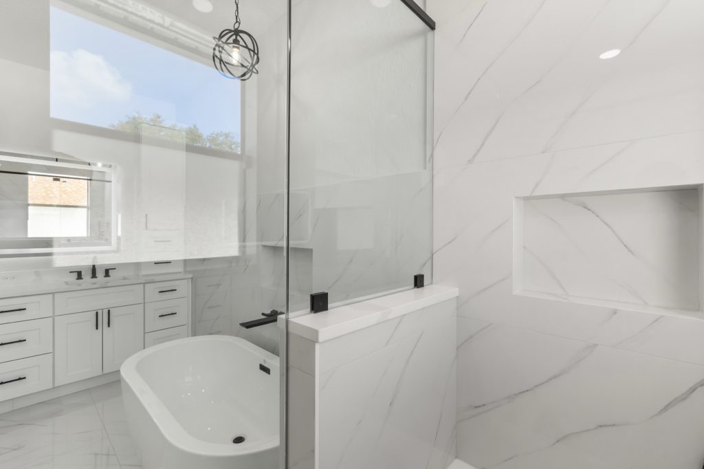 Orlando, Florida bathroom remodel finished project view