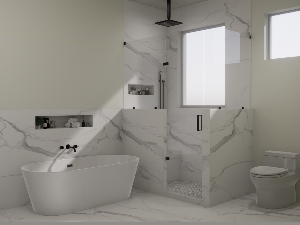 Orlando, Florida bathroom remodel design view