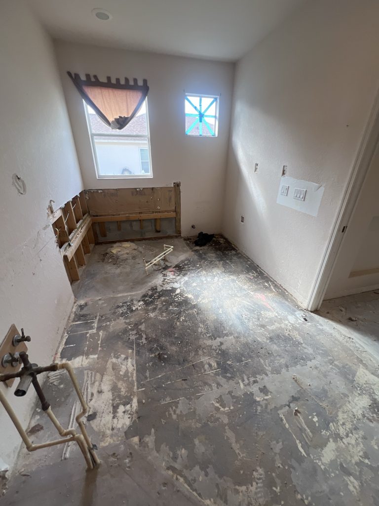 Orlando, Florida bathroom remodel build view