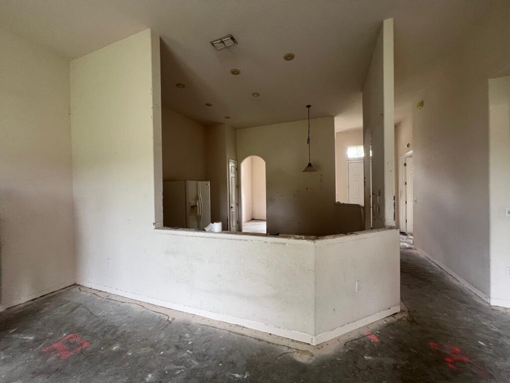 Orlando, Florida kitchen remodel before remodeling view