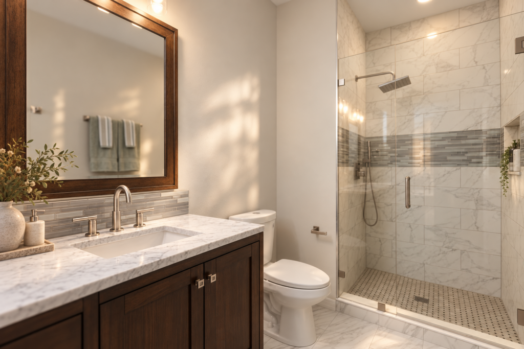 Sanford, Florida bathroom remodel design view