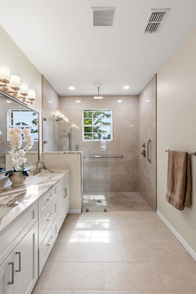 Kissimmee, Florida bathroom remodel finished project view