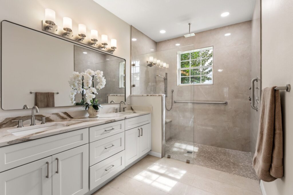 Kissimmee, Florida bathroom remodel finished project view