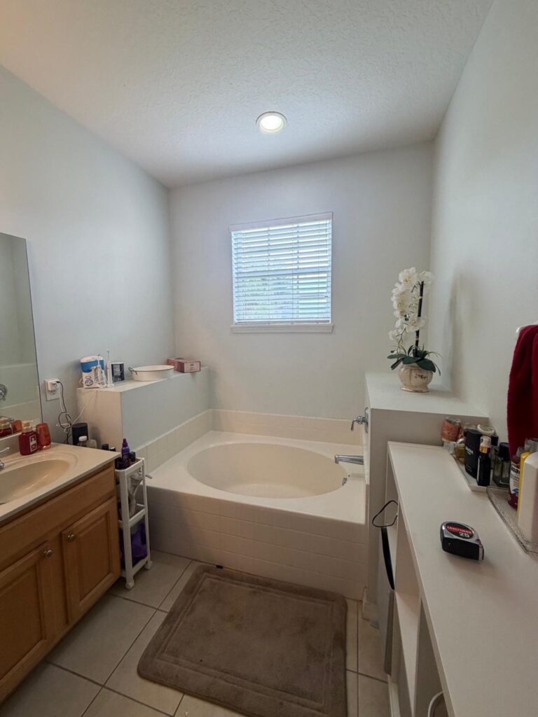 Kissimmee, Florida bathroom remodel before remodeling view