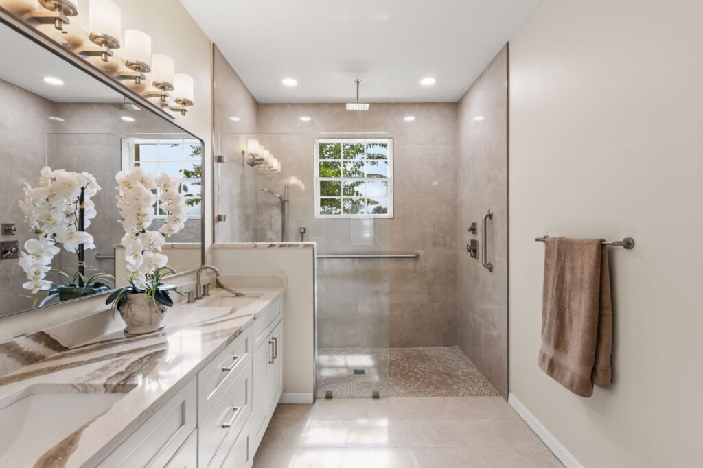 Kissimmee, Florida bathroom remodel finished project view