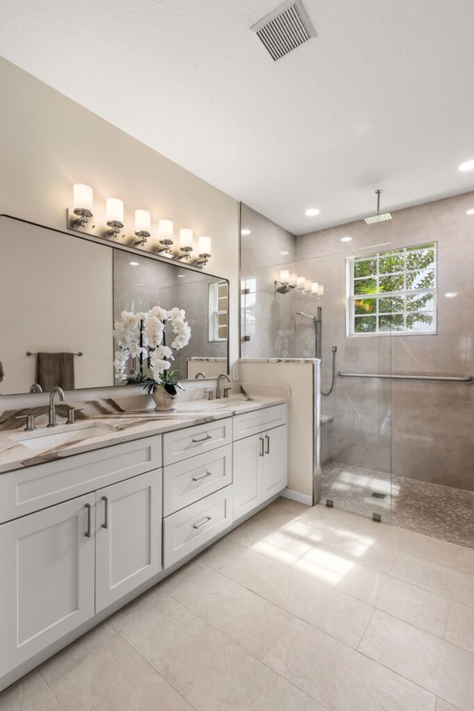 Kissimmee, Florida bathroom remodel finished project view