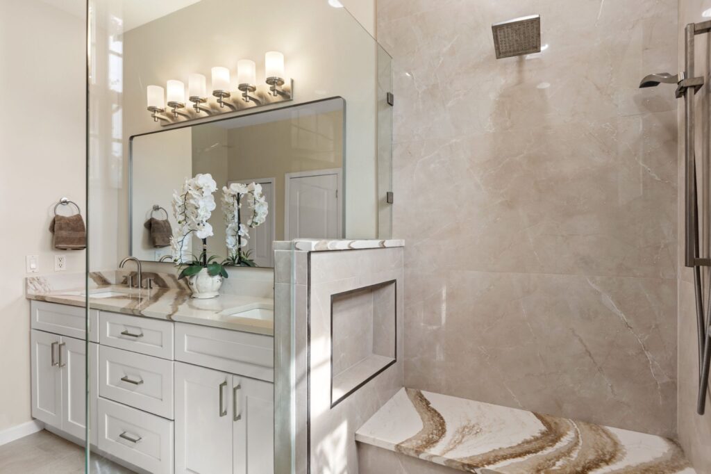 Kissimmee, Florida bathroom remodel finished project view