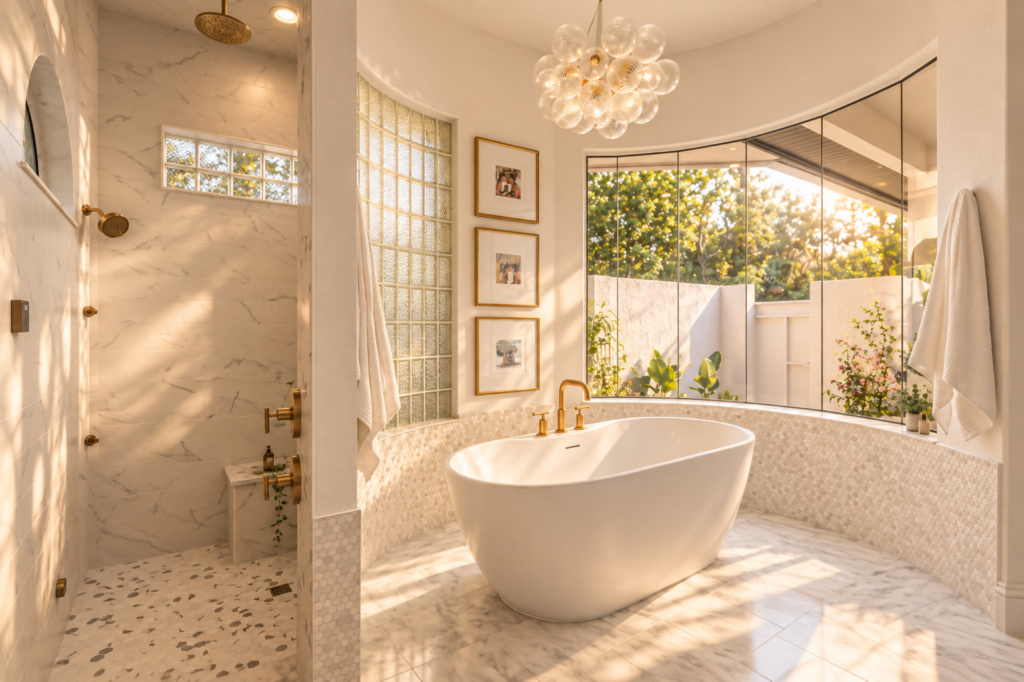 Longwood, Florida bathroom remodel design view