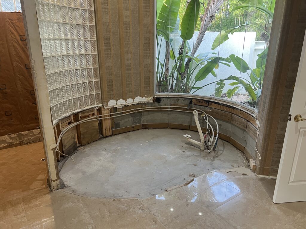 Longwood, Florida bathroom remodel build view